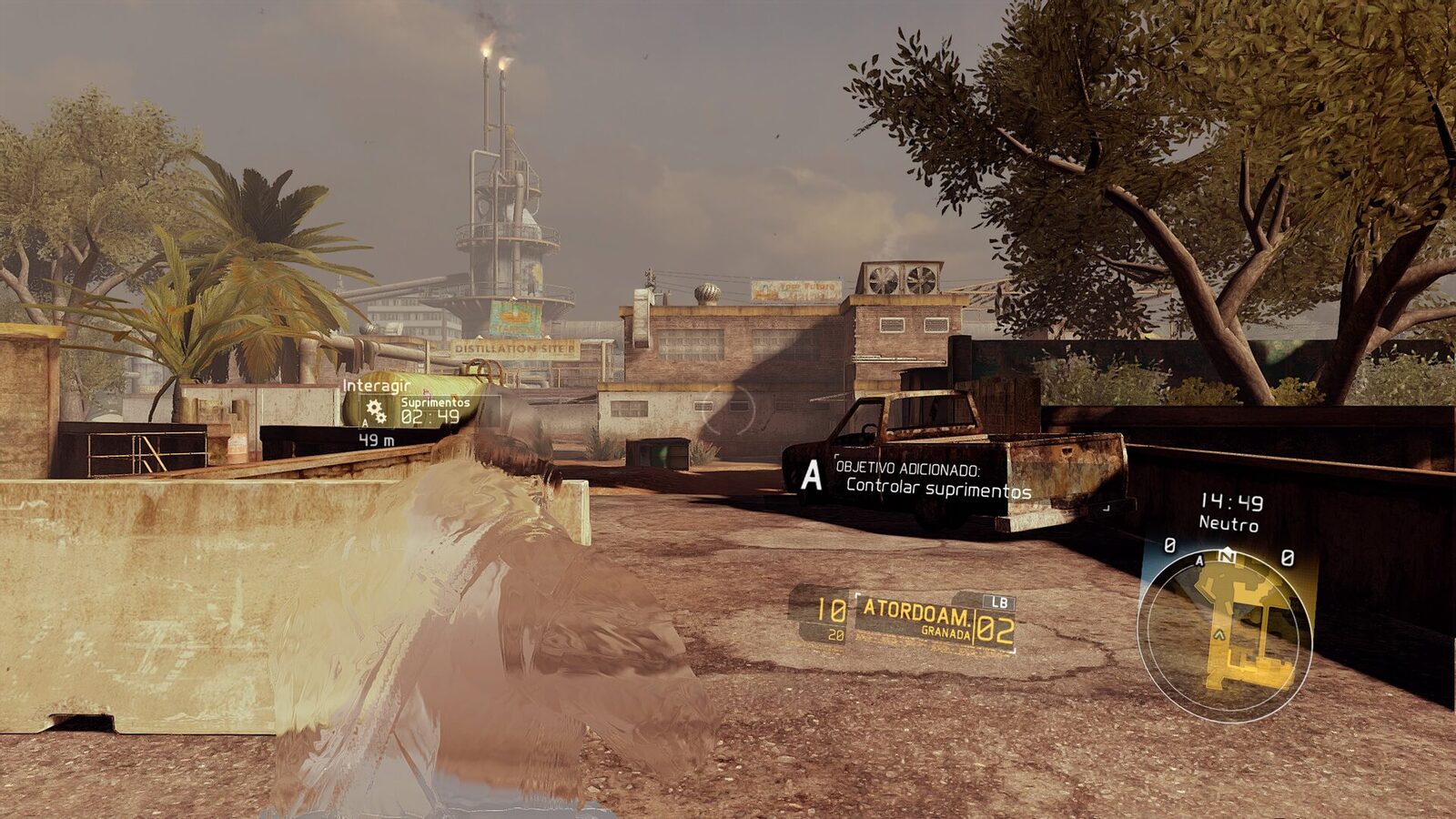 Jogo rodando no PS5